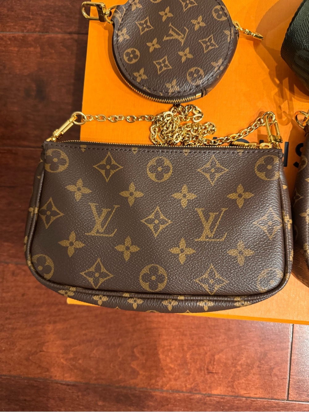 Authentic LOUIS VUITTON Monogram Multi Pochette Accessories Kaki 🛍 - Picture 10 of 16